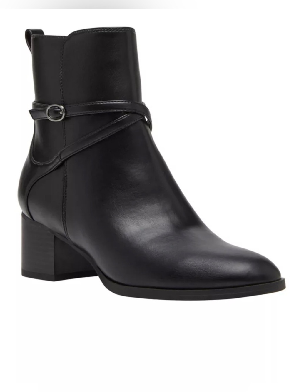 ANNE KLEIN Women's Black Ankle Boots with 2 Inch Low Block Heel. Perfect! ๐ - Picture 8 of 8